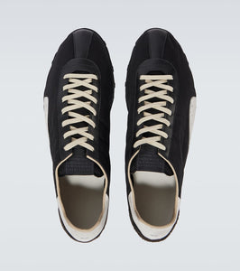 Maison Margiela Sprinters drill and leather sneakers