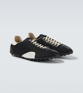 Maison Margiela Sprinters drill and leather sneakers