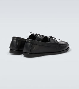Saman Amel City Moc leather loafers