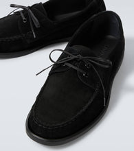 Saman Amel City Moc suede boat shoes