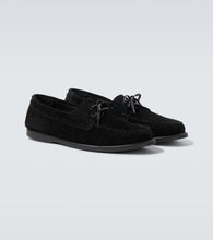 Saman Amel City Moc suede boat shoes