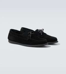 Saman Amel City Moc suede boat shoes