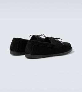 Saman Amel City Moc suede boat shoes