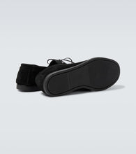 Saman Amel City Moc suede boat shoes