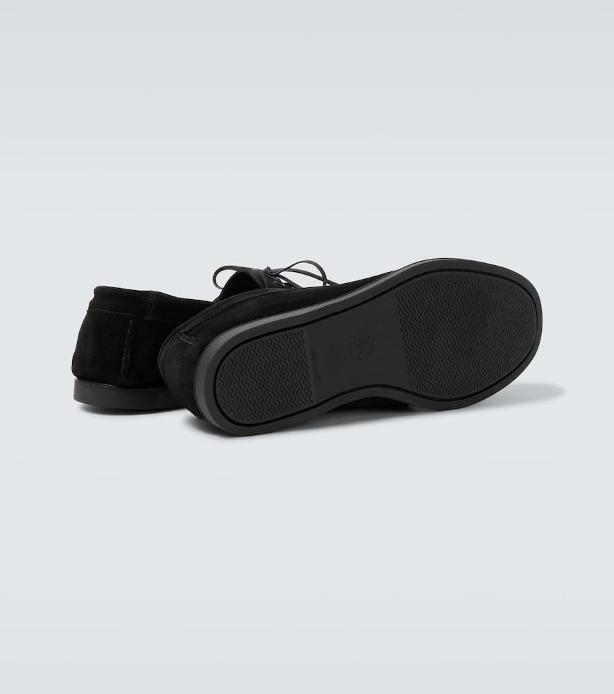 Saman Amel City Moc suede boat shoes