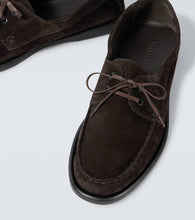 Saman Amel City Moc suede boat shoes