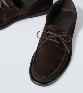 Saman Amel City Moc suede boat shoes