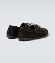Saman Amel City Moc suede boat shoes