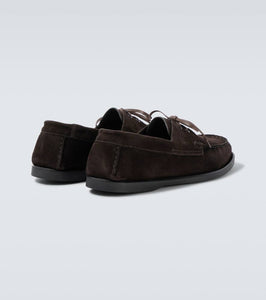 Saman Amel City Moc suede boat shoes