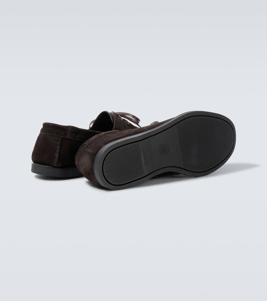 Saman Amel City Moc suede boat shoes