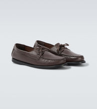 Saman Amel City Moc leather loafers
