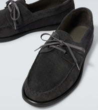 Saman Amel City Moc suede boat shoes