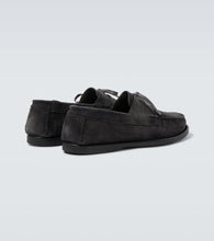 Saman Amel City Moc suede boat shoes