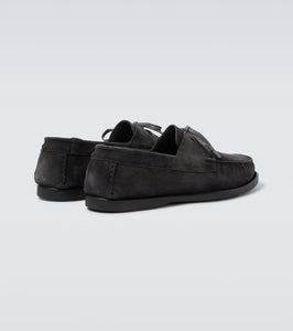 Saman Amel City Moc suede boat shoes