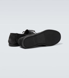 Saman Amel City Moc suede boat shoes