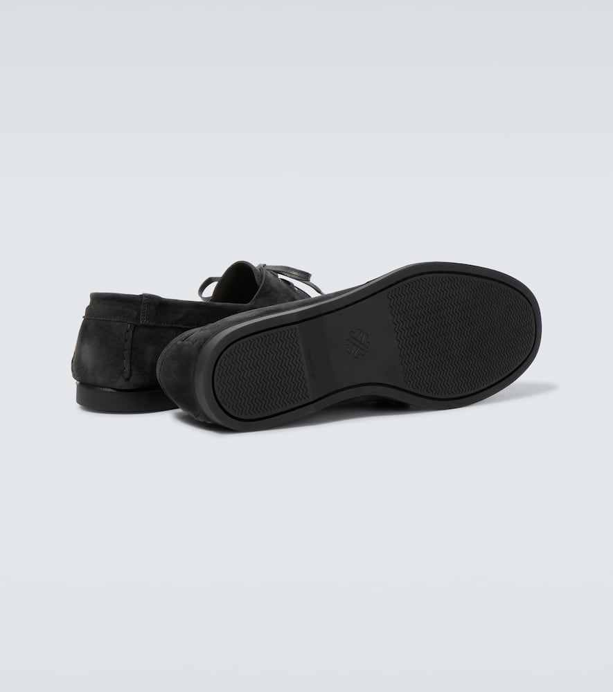 Saman Amel City Moc suede boat shoes