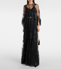 Elie Saab Sequined lace gown