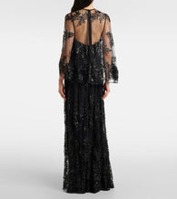 Elie Saab Sequined lace gown