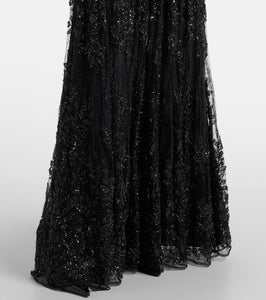 Elie Saab Sequined lace gown