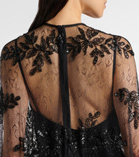 Elie Saab Sequined lace gown