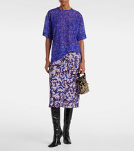 Dries Van Noten Sequined satin bucket bag