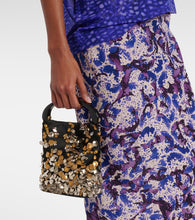 Dries Van Noten Sequined satin bucket bag