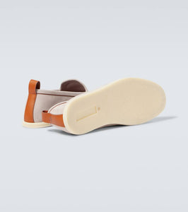 Loro Piana Venice Walk suede loafers