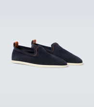 Loro Piana Venice Walk suede loafers