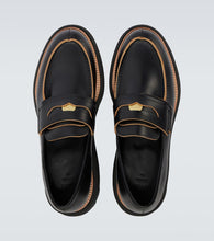 Sacai Leather platform loafers