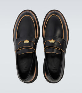 Sacai Leather platform loafers