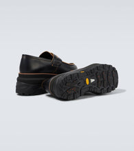 Sacai Leather platform loafers