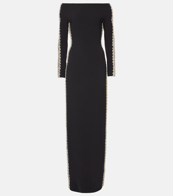 Jenny Packham Charisma embellished cr√É¬™pe gown