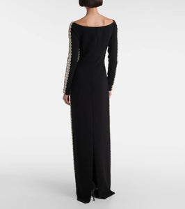 Jenny Packham Charisma embellished cr√É¬™pe gown