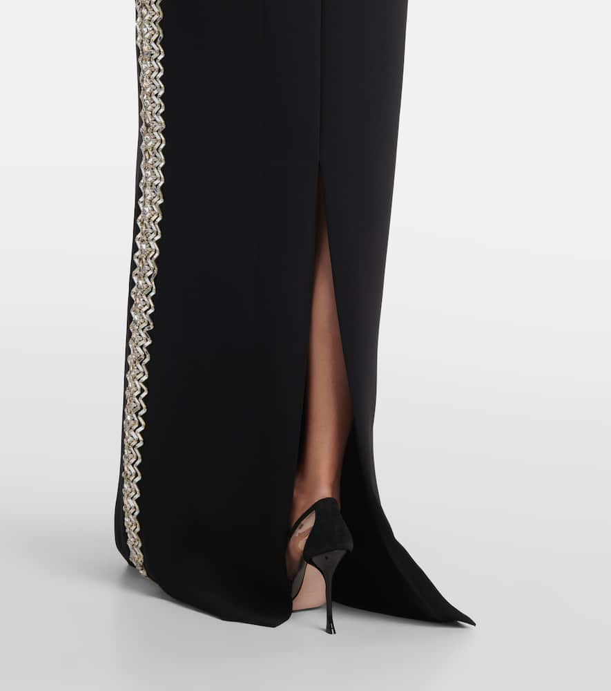 Jenny Packham Charisma embellished cr√É¬™pe gown