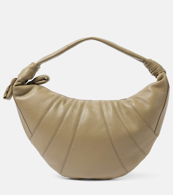 Lemaire Fortune Croissant leather shoulder bag. Shop Lemaire Shoulder Bags for women now.