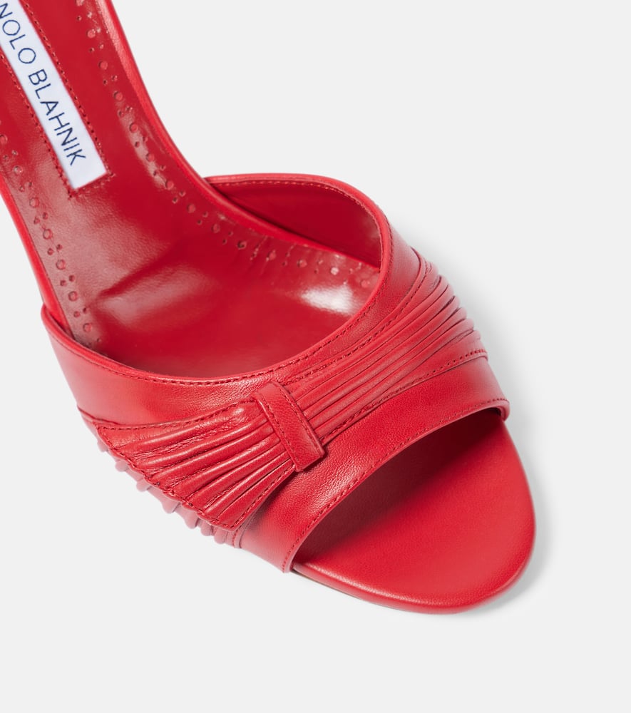 Manolo Blahnik Ebakmu 70 leather mules