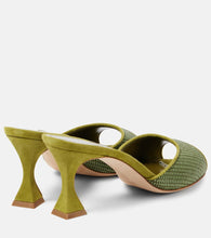 Manolo Blahnik Jadara 70 raffia mules