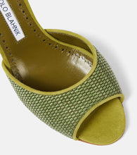 Manolo Blahnik Jadara 70 raffia mules