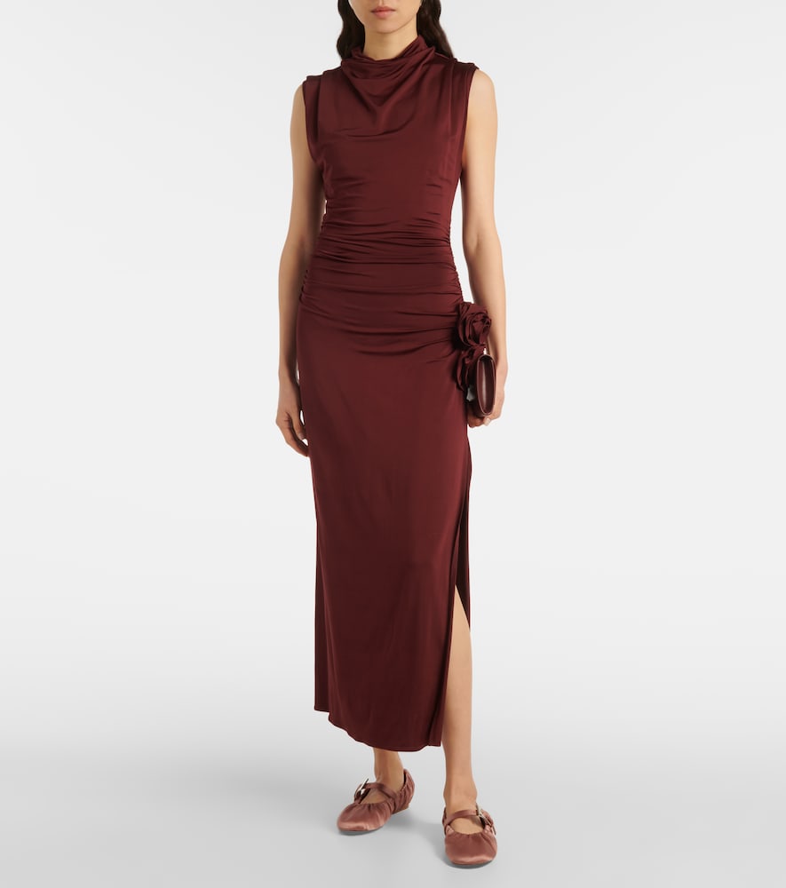 Paris Texas Sveva satin ballet flats