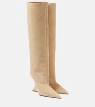 Paris Texas Nina 105 suede knee-high boots