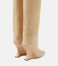 Paris Texas Nina 105 suede knee-high boots