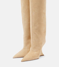Paris Texas Nina 105 suede knee-high boots