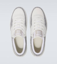 Givenchy G Move leather and denim sneakers