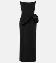 Magda Butrym Floral-appliqu√É¬© bustier dress