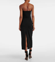 Magda Butrym Floral-appliqu√É¬© bustier dress