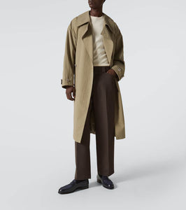 John Lobb Lopez leather and denim penny loafers