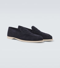 John Lobb Pace suede loafers