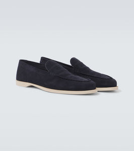 John Lobb Pace suede loafers