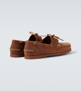 Polo Ralph Lauren Merton leather boat shoes