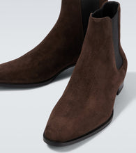 Saint Laurent Wyatt suede Chelsea boots